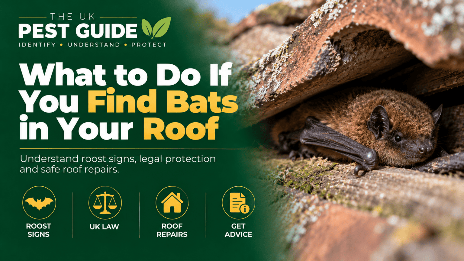 What to Do If You Find Bats in Your Roof - UK Pest Guide